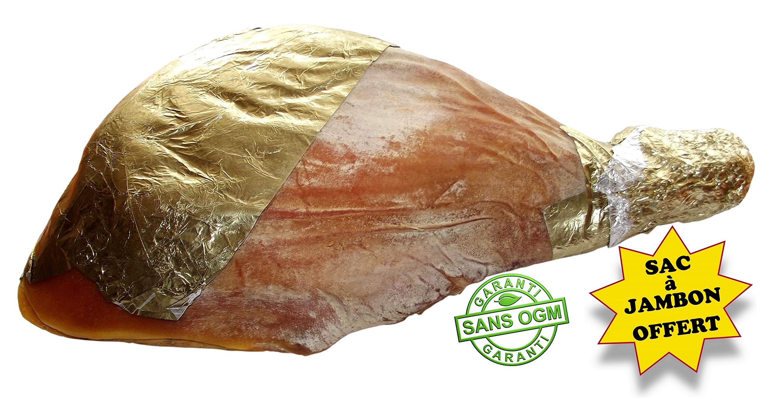 Jambon Serrano avec os sans patte,+7 kg et son sac à jambon