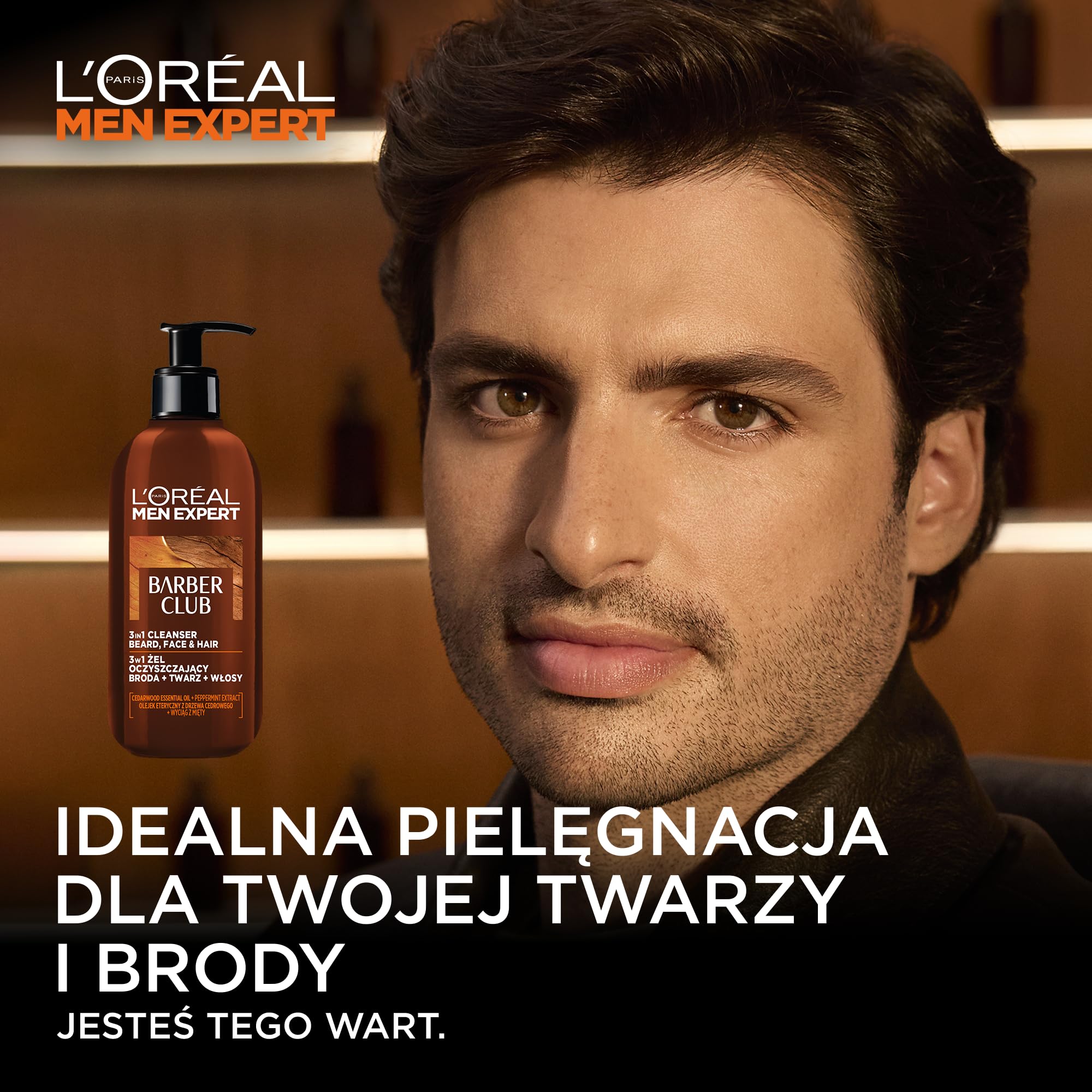 L'Oréal Paris Men Expert Barber Club Żel myjący Broda + Twarz + Włosy, 200 ml