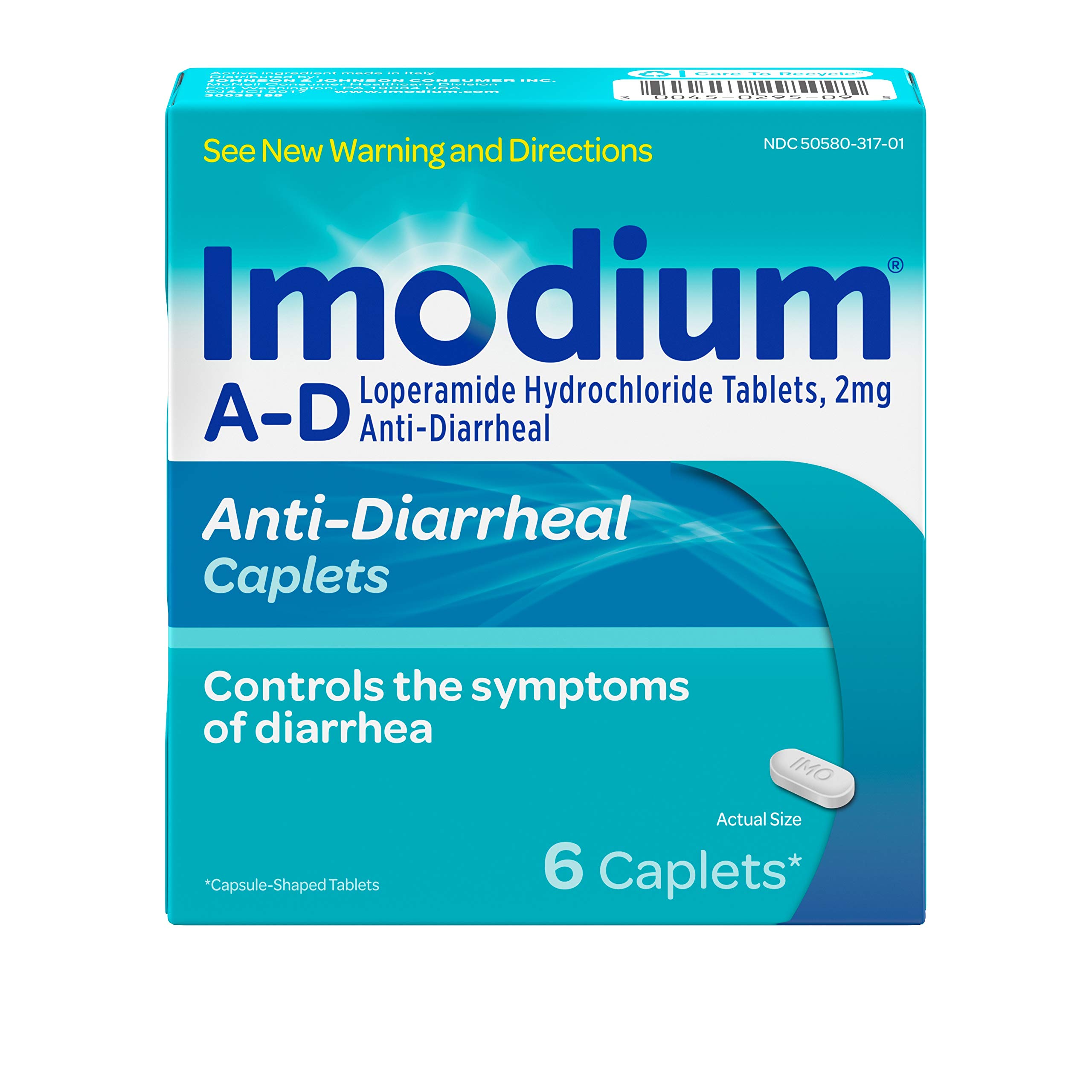 IMODIUM A-D CAPLETS (Pack of 6)6