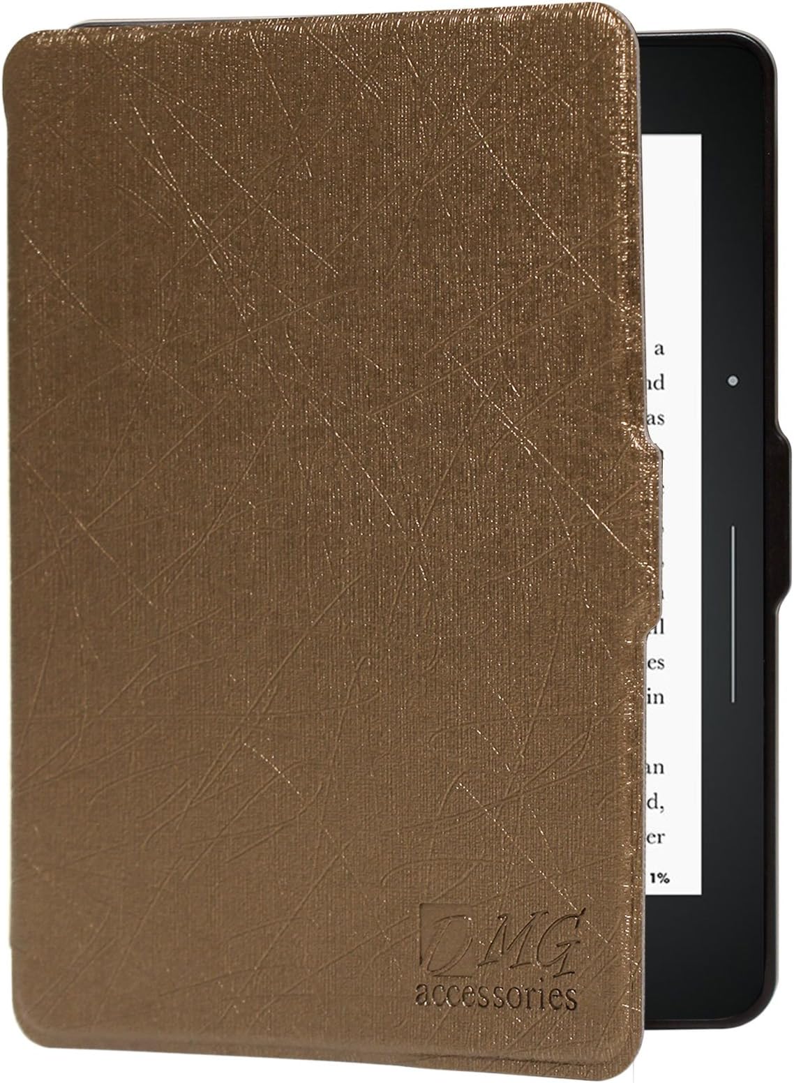 DMG Case for Kindle Voyage - Thin Lightweight Protective Slim Shell Cover with Auto Sleep/Wake for Amazon Kindle Voyage (Copper)