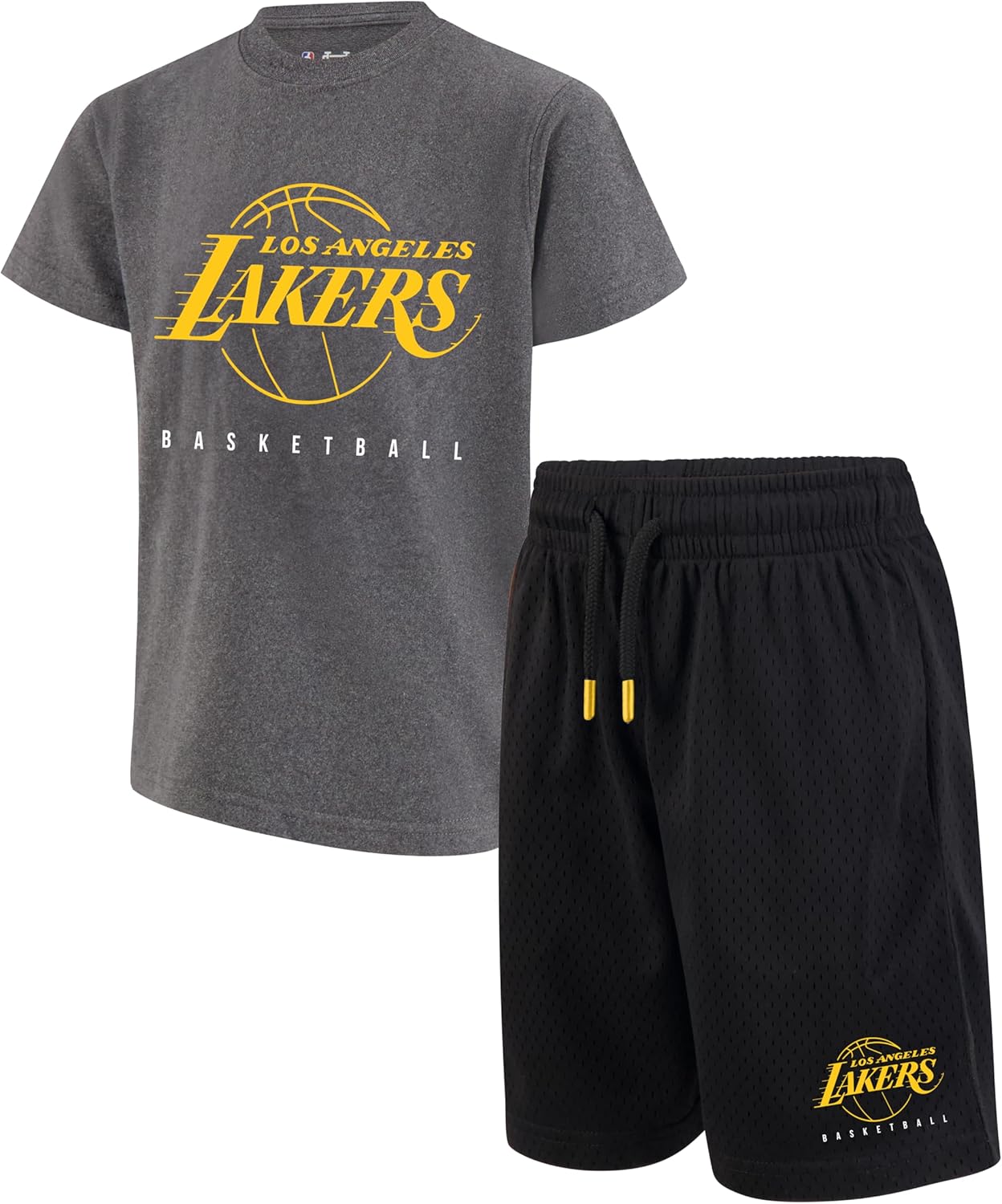 Ultra Game NBA boys Nba Official Super Soft Game Time T-shirt & Shorts Set