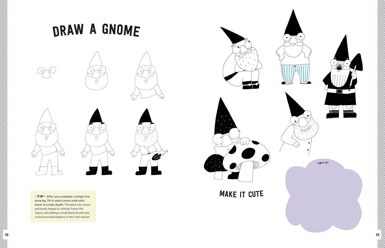 Draw 62 Magical Creatures and Make Them Cute: Step-by-Step Drawing for Characters and Personality *For Artists, Cartoonists, and Doodlers* (Volume 2)