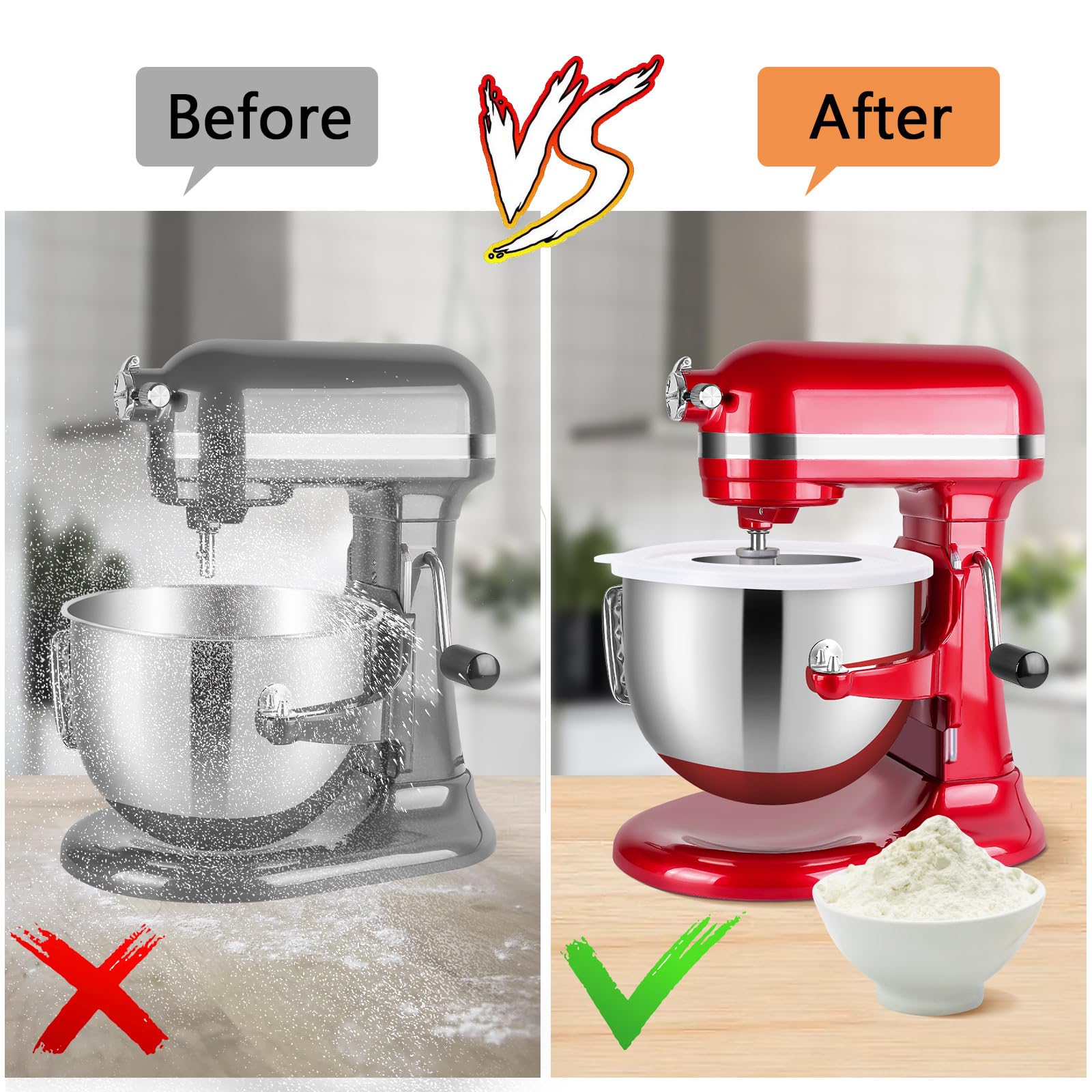 Amazon | KitchenAidスタンドミキサー用7クォートステンレス