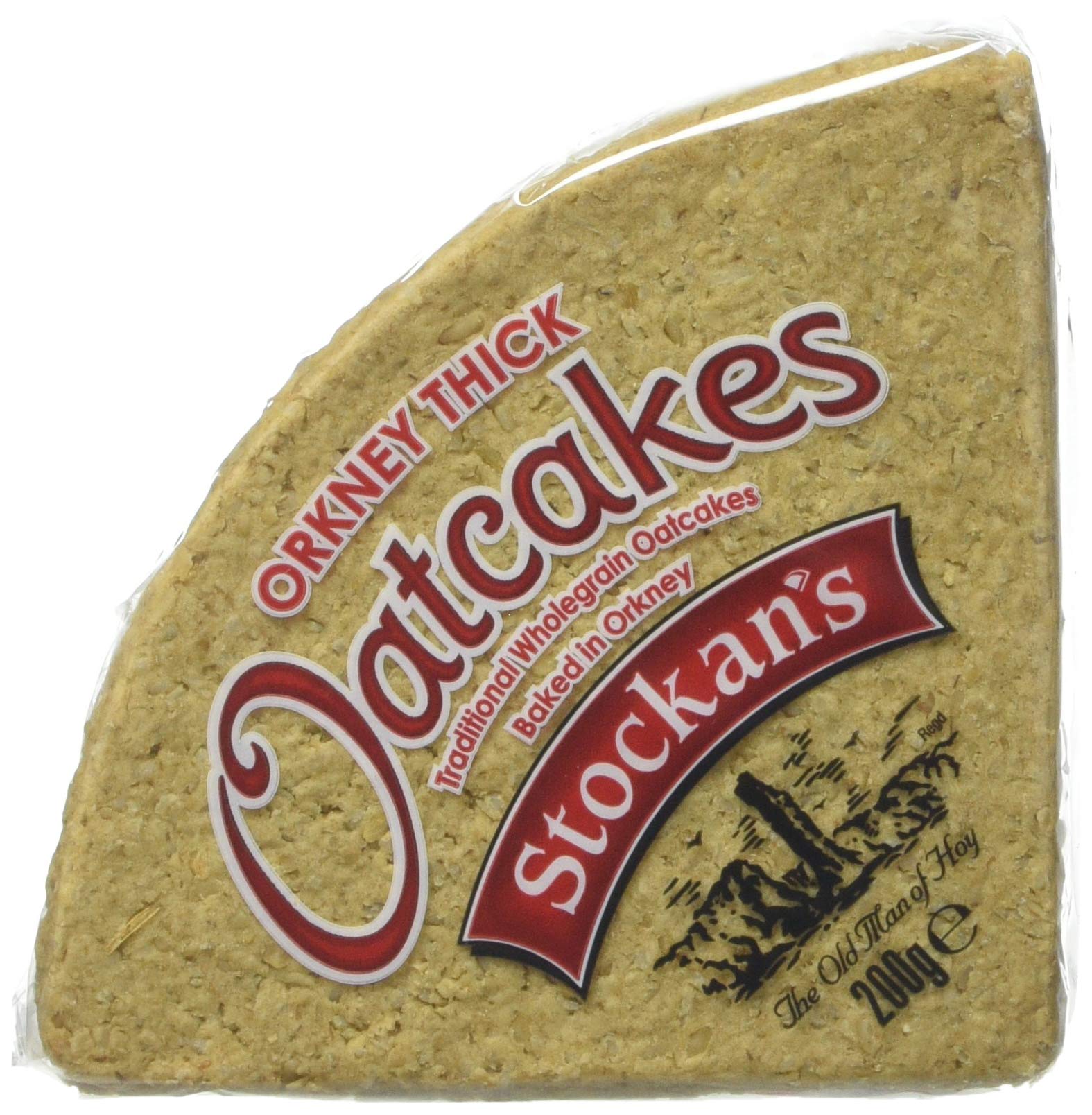 Stockans Thick Triangle Oatcakes 200 g (Pack of 12)