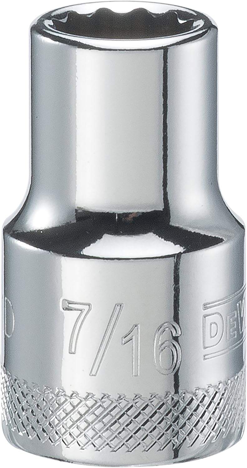 DEWALT DWMT74591OSP 12 Point 1/2" Drive Socket 7/16" SAE