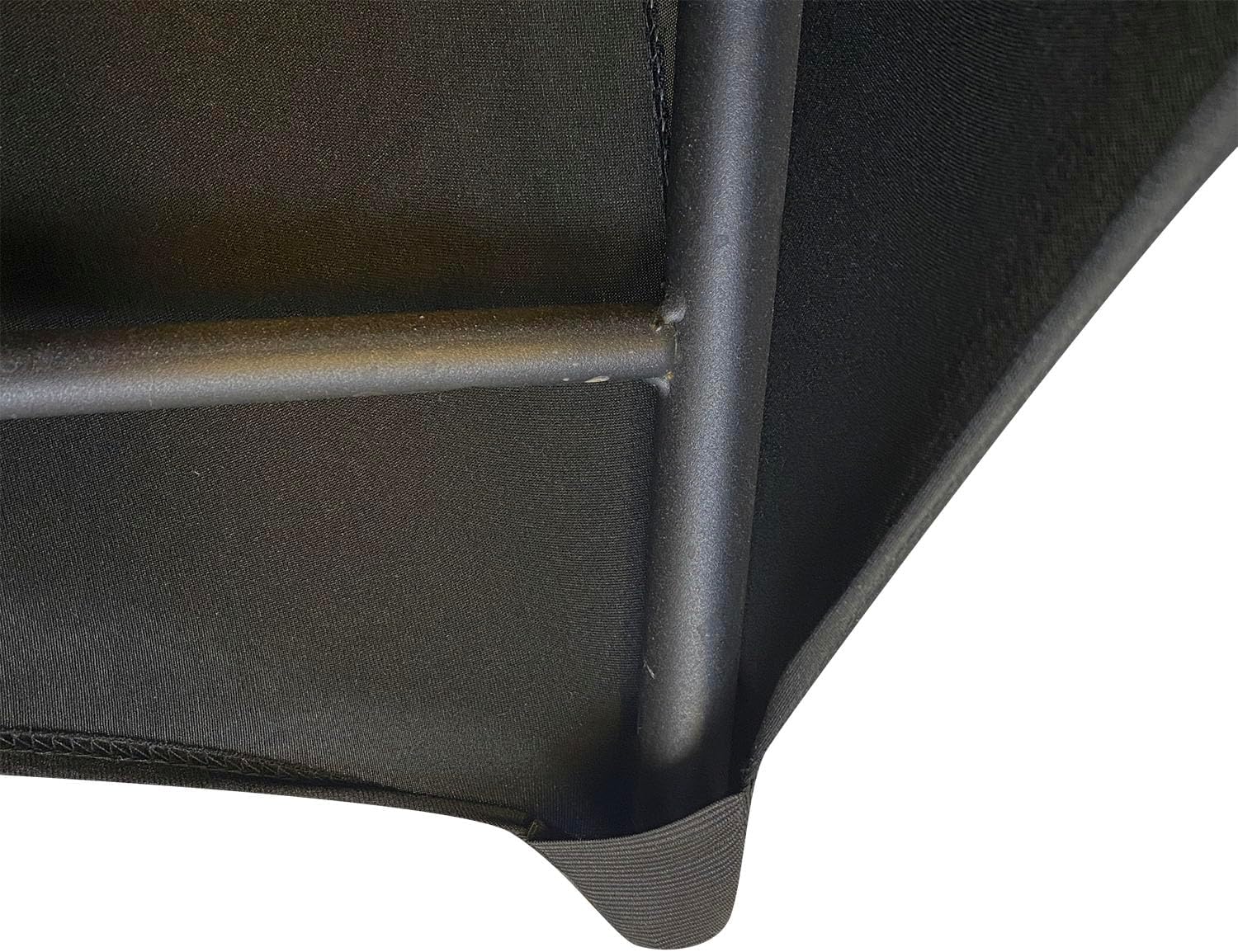 WELMATCH Black Spandex Folding Chair Covers - 50 PCS Special Events Wedding Party Decoration Stretch Elastic Chair Covers (Black, 50)