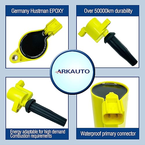 Miniatura 2 de Bobina de encendido de alto rendimiento ARKAUTO DG507 FD505 UF621 para Ford Escape Focus C-Max Escape Fusion Transit Connect Mazda 3 6 Mercury
