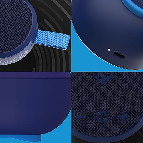 Miniatura 8 de Skullcandy Ounce+ - Altavoz Bluetooth inalámbrico - IPX7 Mini altavoz portátil impermeable con batería de 16 horas, estéreo inalámbrico verdadero y