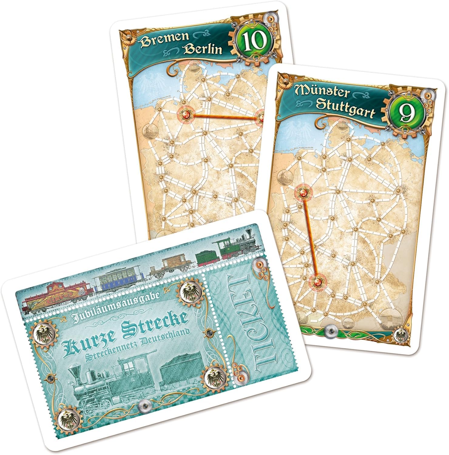 Los aventureros del riel: Alemania – Asmodee – Juego de Mesa – Juego de Estrategia