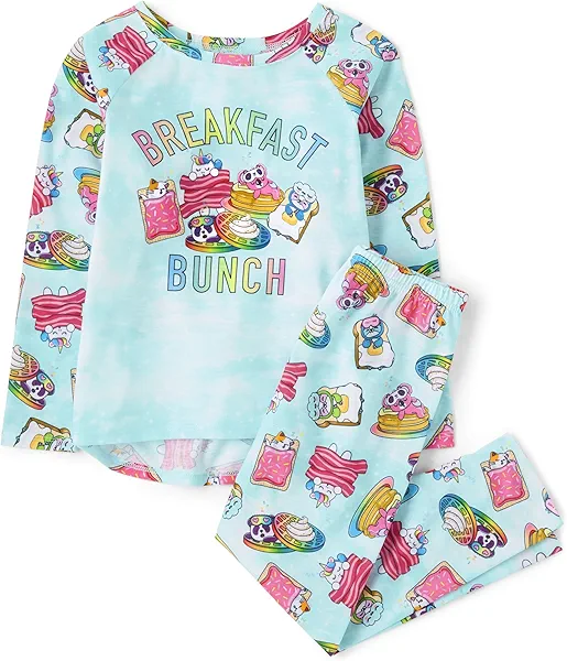 The Children's Place Boys' Long Sleeve Top and Pants 2 Piece Pajama Set