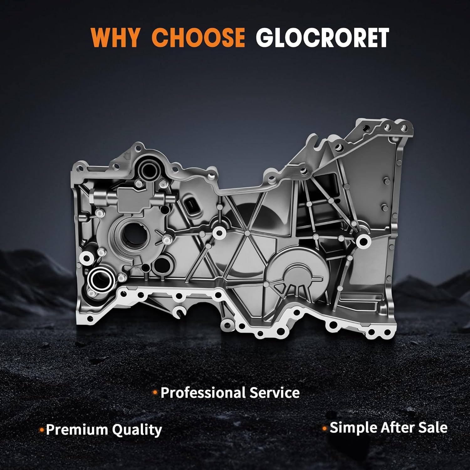 Timing Chain Cover Oil Pump Fits 2014-2021 Hyundai Tucson, 2012-2013 Elantra, 2014-2016 Kia Forte/Koup, 2014-2018 Forte Forte5, 2012-2019 Soul, for 1.8L/2.0L, Replace# M580 21350-2E030