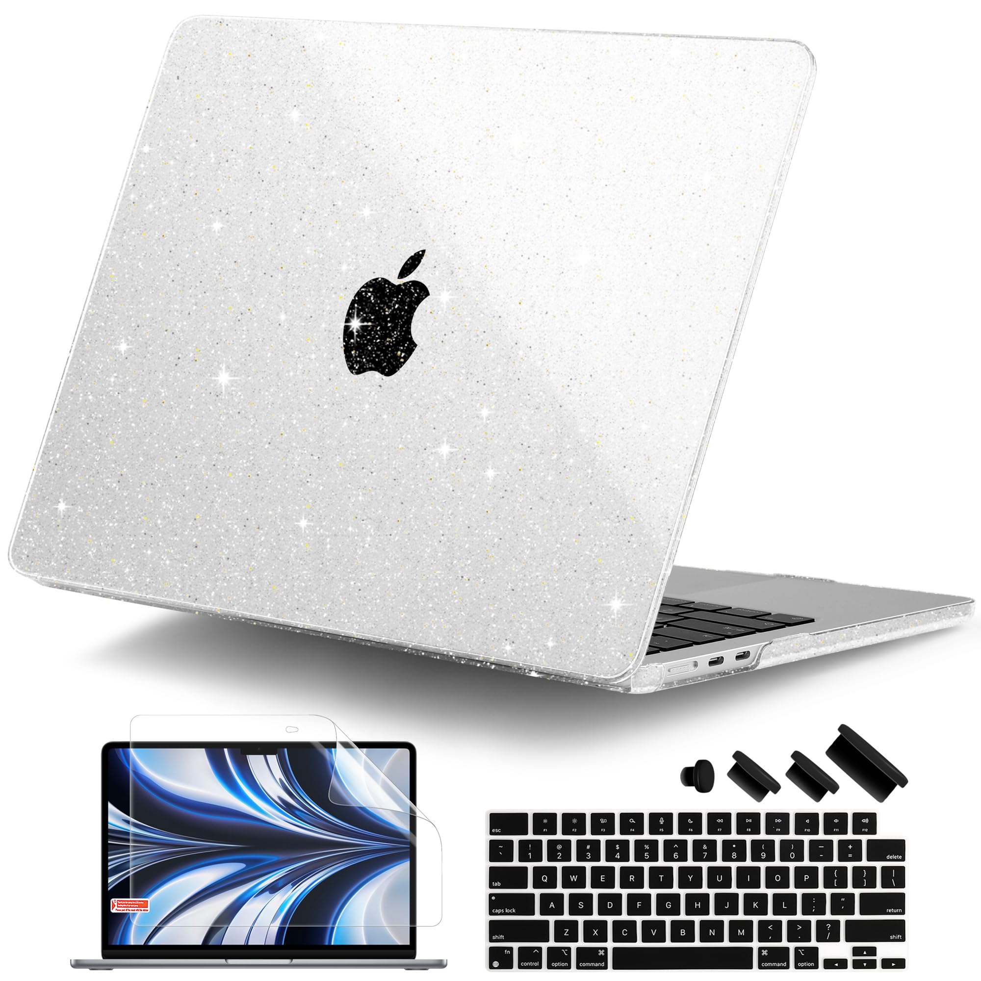 MacBookアクセサリー Jill DONGKE Compatible with MacBook Air 13 inch Case M5 2026 M4 M3 M2