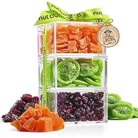 Vista 20 de NUT CRAVINGS Colección Gourmet - Agradecimiento y Apreciación, Cesta de Regalo Torre de Nueces y Frutas Secas, con Cinta TY + Tarjeta