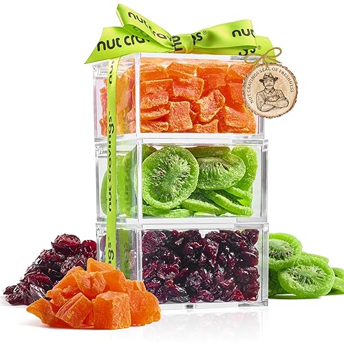 Vista 20 de NUT CRAVINGS Colección Gourmet - Agradecimiento y Apreciación, Cesta de Regalo Torre de Nueces y Frutas Secas, con Cinta TY + Tarjeta