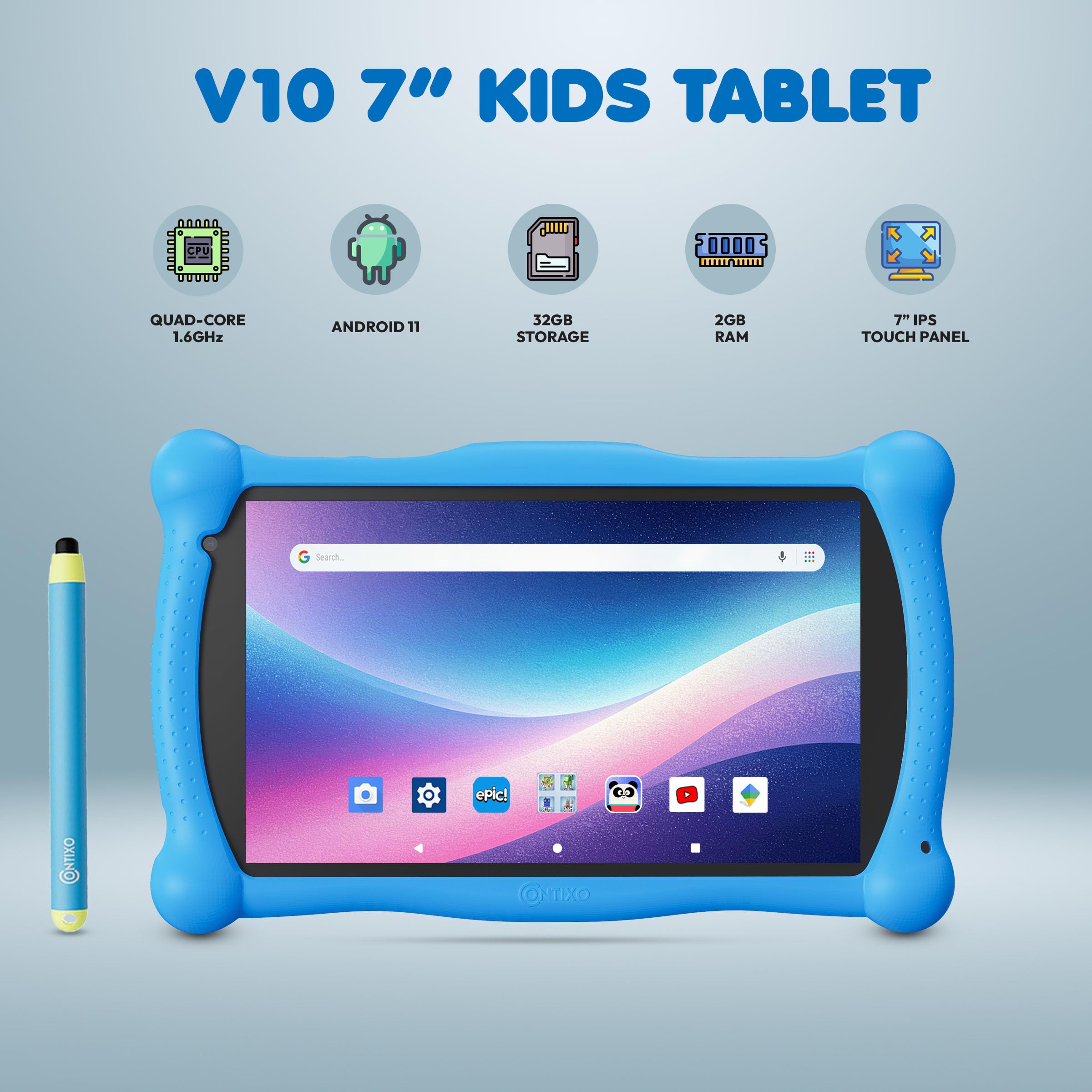Tablet qunyico y7 android 10.0 de Generies a
