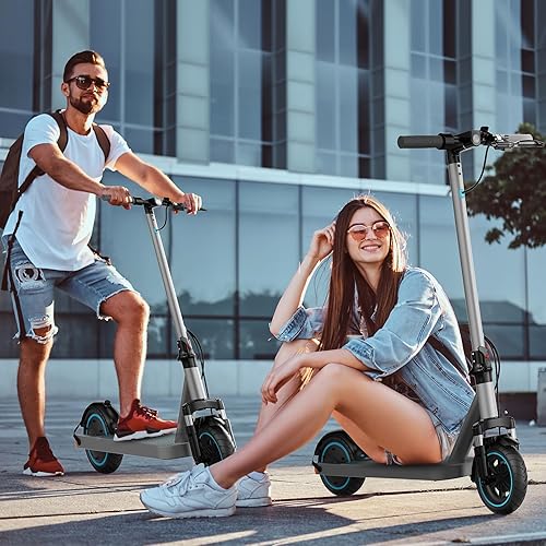 Miniatura 2 de QnQ Electric Scooter, Powerful 500W1500W Peak Motor, Max212835Miles Long Range, Top Speed 15.51922MPH, 8.5" 10'' Tires, E Scooter for Adults and