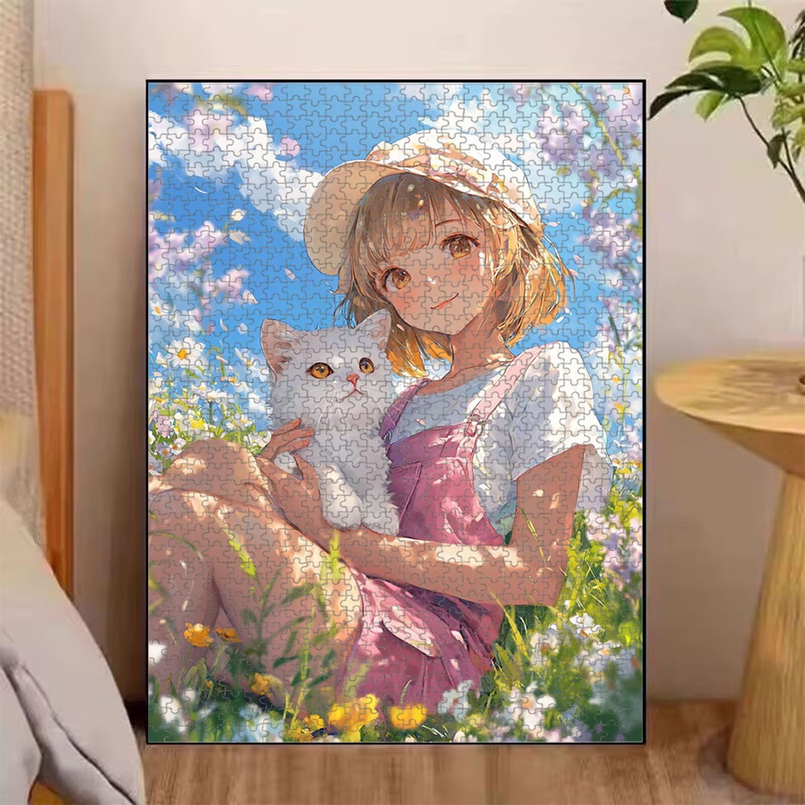 3000 elementów, puzzle dla dorosłych, komiksy i dziewczynki, drewniane puzzle 1T#2205 | Drewniana konstrukcja, precyzyjne cięcie, jasne kolory, statyczne hobby, relaks, dekoracja domu, prezent, 87 x 111 cm