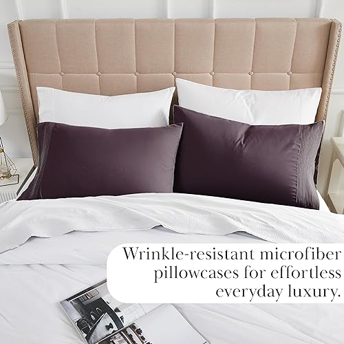 Miniatura 211 de Southshore Fine Living, Inc. Juego de 2 fundas de almohada de tamaño estándar, se adapta a almohadas de tamaño matrimonial, individual, queen, 10