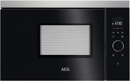 AEG MBB1756SEM - Microonde da incasso, 60 cm, funzionamento touch, display  con orologio : Amazon.it: Casa e cucina