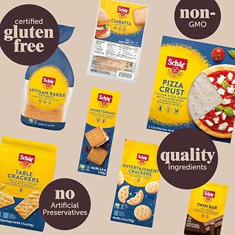 Schar - SCH'NACKS Snack Cakes - Certified Gluten Free - No GMO's, Wheat or Preservatives - (12.3 oz) 3 Pack