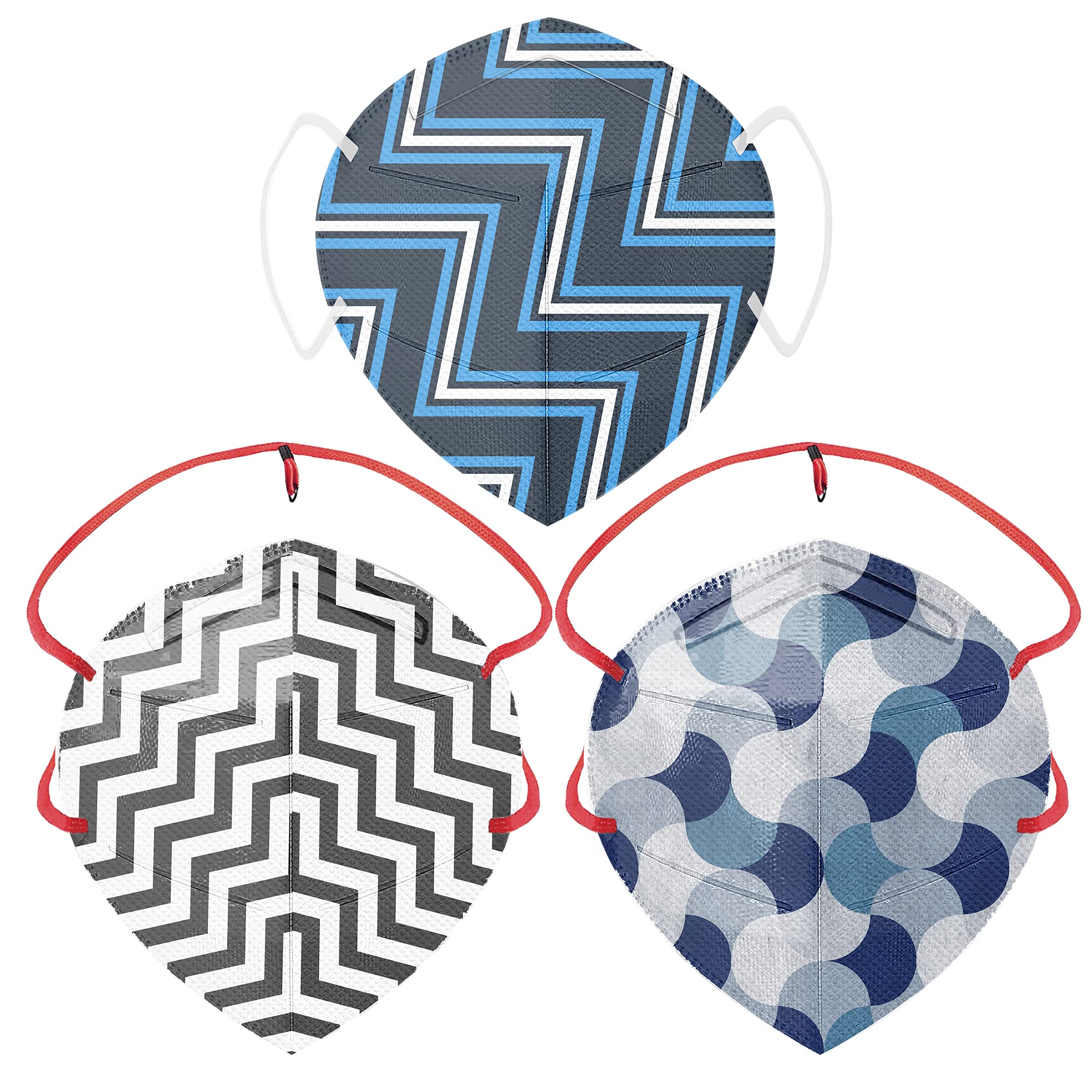 Nasher Miles N95 (Pack of 9) 5 layer, Printed Face Mask, Reusable,Washable, SITRA/CE/ISO Approved, Anti Pollution, Anti Dust Mask (B0943ZK8LD) Amazon Price History, Amazon Price Tracker