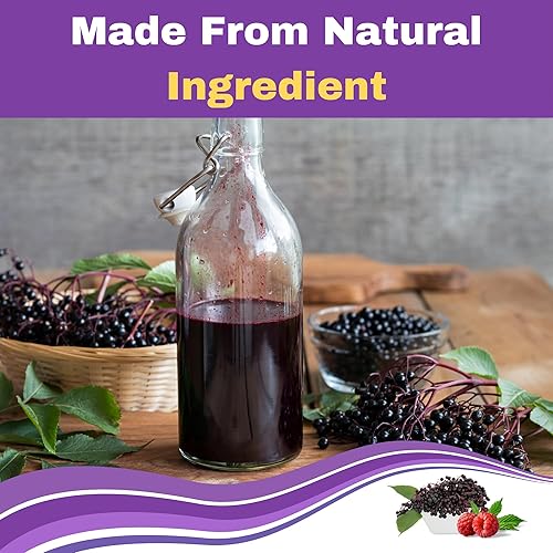 Miniatura 3 de Greenfield Nutritions - Gomitas halal de apoyo inmunológico de saúco para niños, apoya tu sistema inmunológico de forma natural con vitaminas halal