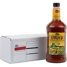 Master of Mixes Loaded Bloody Mary Drink Mix, Ready To Use, 1.75 Liter Bottle 59.2 Fl Oz, Individually Boxed