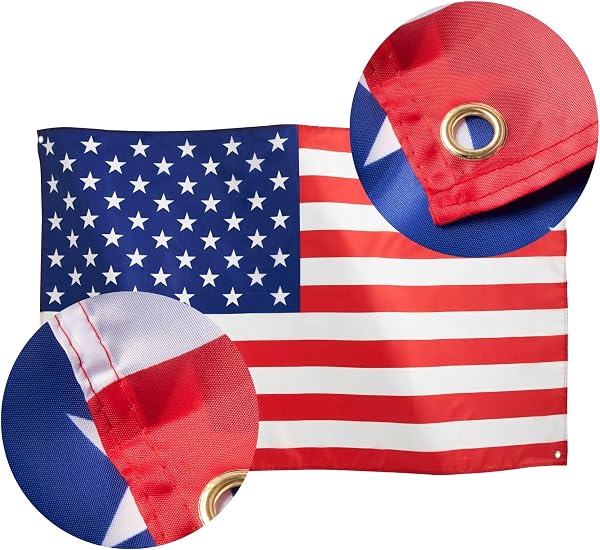 Runesol American Flag, USA, 3x5, 36 x 60 inches, United States, Star And Stripes Flag, Red, White, Blue, Premium Flags, Waterproof, Indoor, Outdoor, Civil Rights Day - 4
