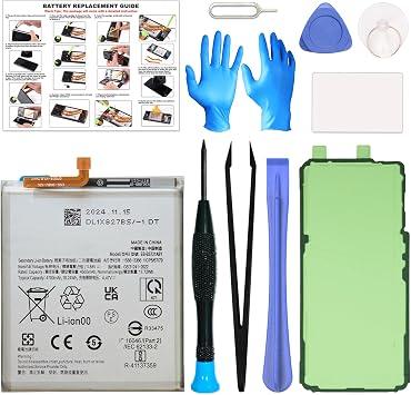 GREEN FUSION for Galaxy S24 FE Battery Replacement Kit, Capacity Li-ion Battery Compatible with Samsung S24 FE SM-S721B/U/U1/W/N Series, Includes Repair Tools & Instruction