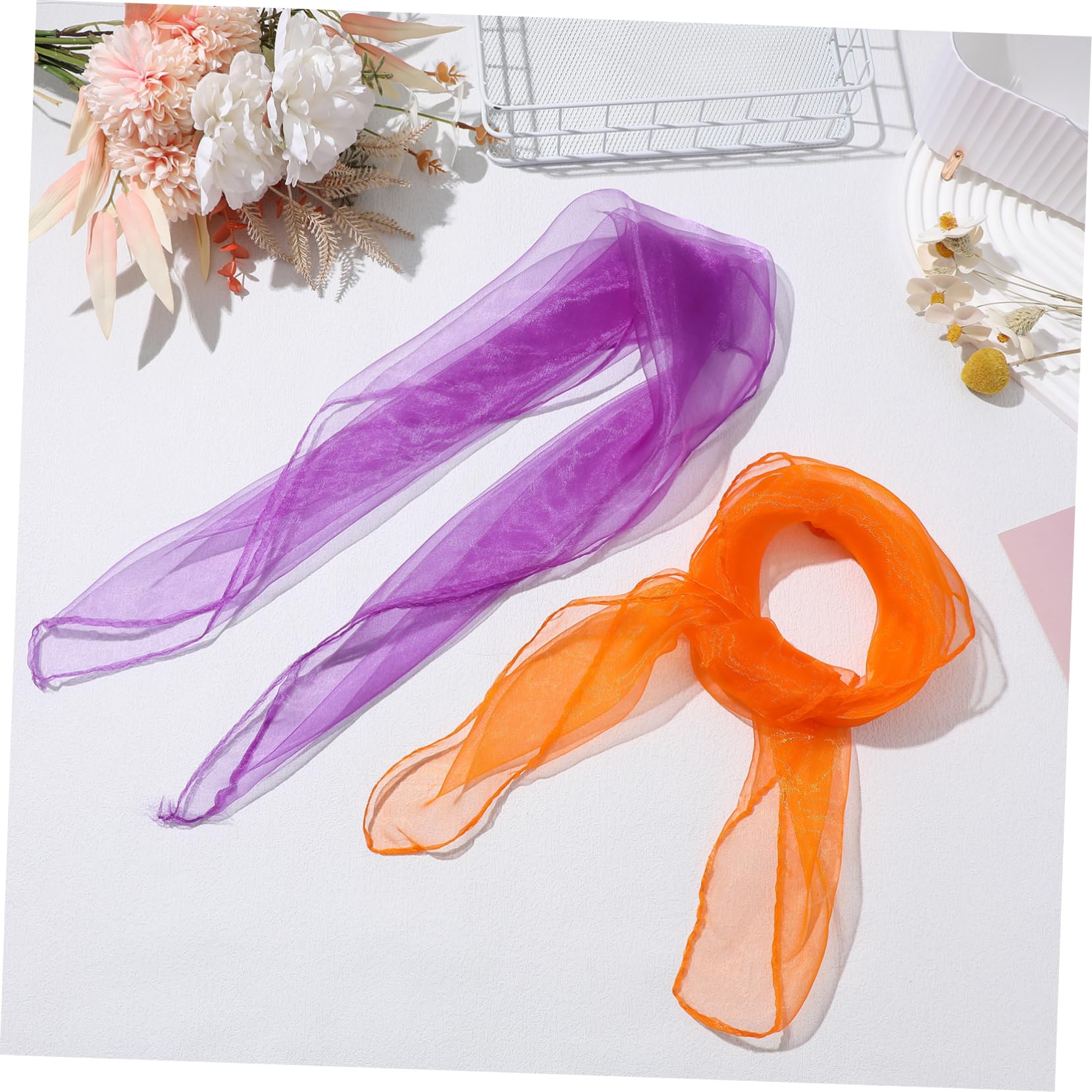 POPETPOP Play Silk Scarves Dance Scarves Performance Props for Boys and Girls Play Acrobatic Activity Props