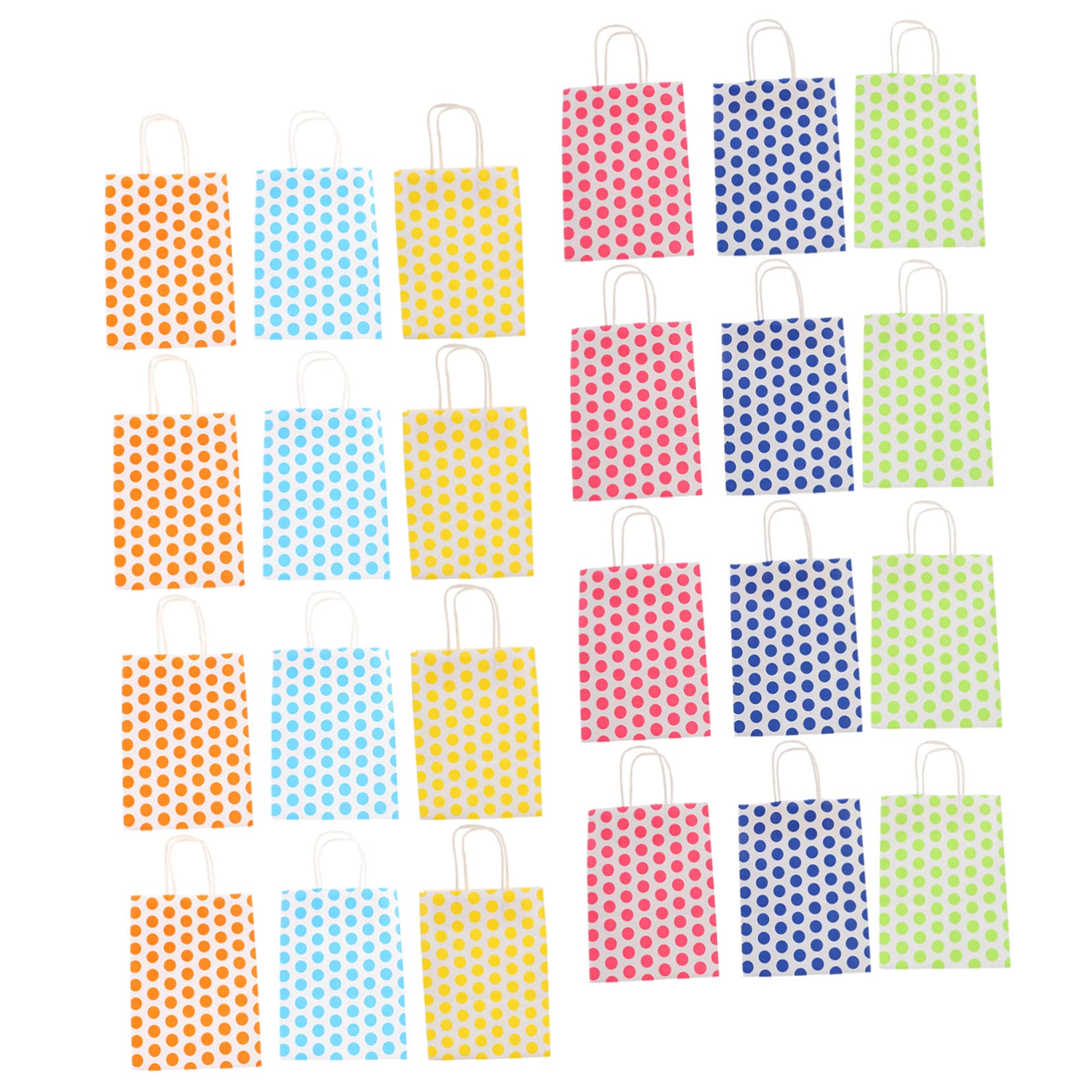 COLLBATH Lot de Sachets en Papier Kraft de Taille Moyenne pour de Bonbons pour Fête Fête