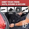 TrunkCratePro Collapsible Portable Multi Compartments Trunk Organizer Black