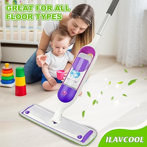 Miniatura 8 de Paquete de 6 almohadillas reutilizables para trapeador Swiffer PowerMop, almohadillas de fregona eléctrica, repuestos de mopa eléctrica,