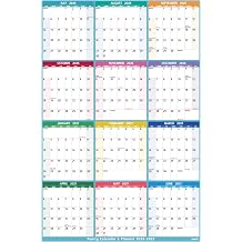 Yearly Wall Calendar 2026-2027 - Large Yearly Calendar Vertical, Jul 2026 - Jun 2027, 25.2" x 38.2" Open, Calendar 2026-2027, Large Wall Calendar, Full Year Paper Calendar with Notes, Thicker Paper