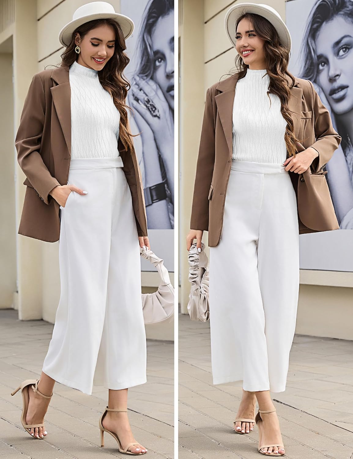 Totatuit Sleeveless Turtleneck Tops for Women Mock Turtle Neck Sweater Vest Casual Knit Pullover Tank Top 2025 Trendy Clothes - Image 7