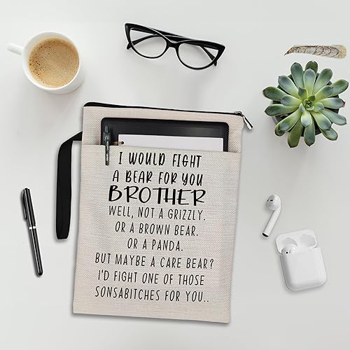 Miniatura 4 de Funda para libro de regalos para hermanos, regalos para hermanos de hermana y hermano, funda protectora con cremallera, funda protectora para libros