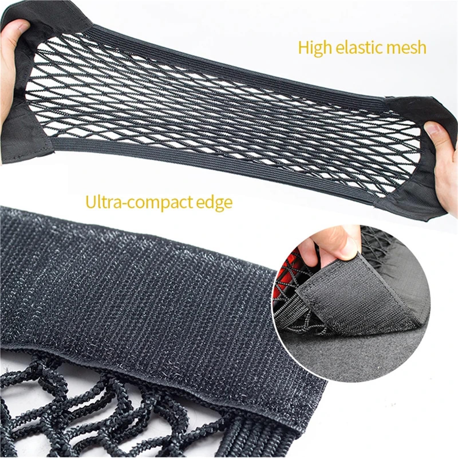 Rete portaoggetti Auto Rete di carico for Auto | Accessori Organizer Tronco Portaoggetti in nylon Portaoggetti in rete Bagagli automobilistici universali(40 x 25cm 1pc)