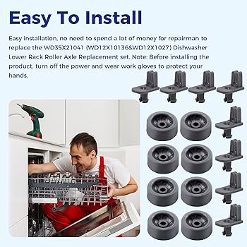 WFG１０kgラバーつきプレート×2 Amazon.com: Romalon WD35X21041 Dishwasher Wheels Lower