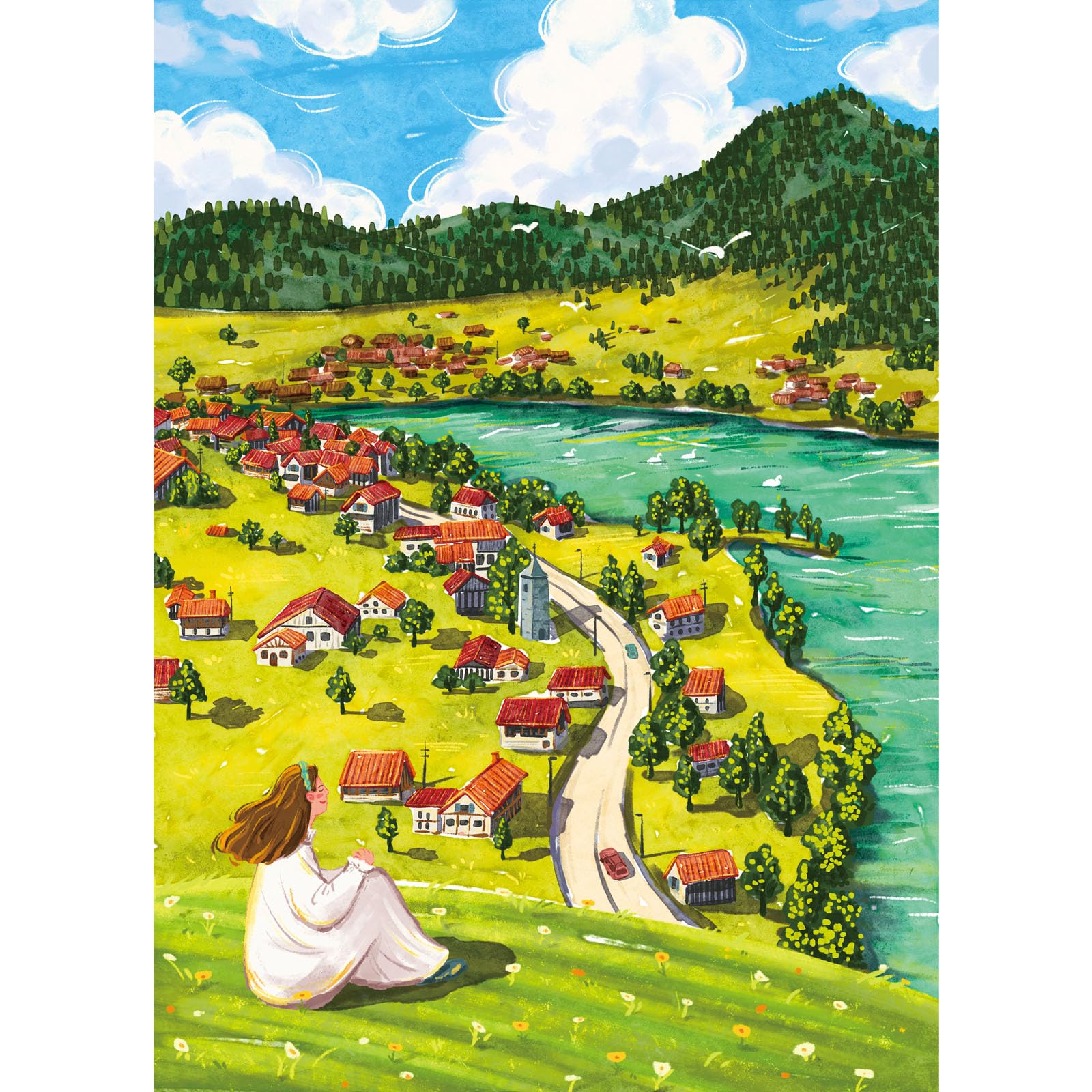 HUADADA Jigsaw Puzzles for Adults 1000 Pieces-TXXZ