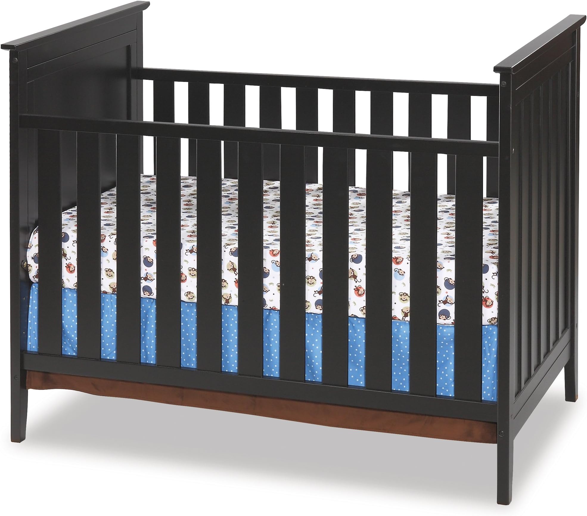 Simmons Melody 3 in 1 Crib, Black (Discontinued by Manufacturer)