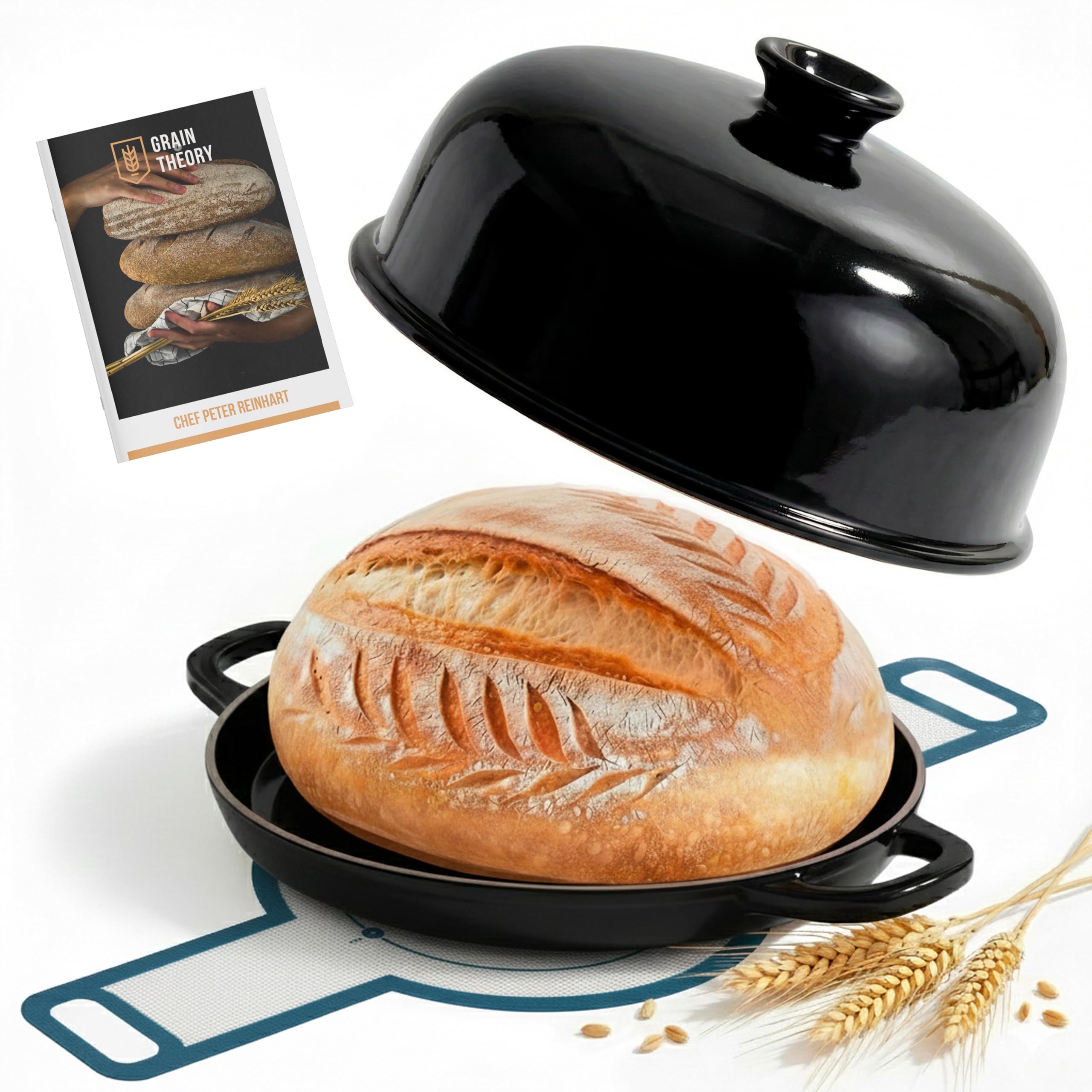 Kook Bread Oven, with Lid and Handles