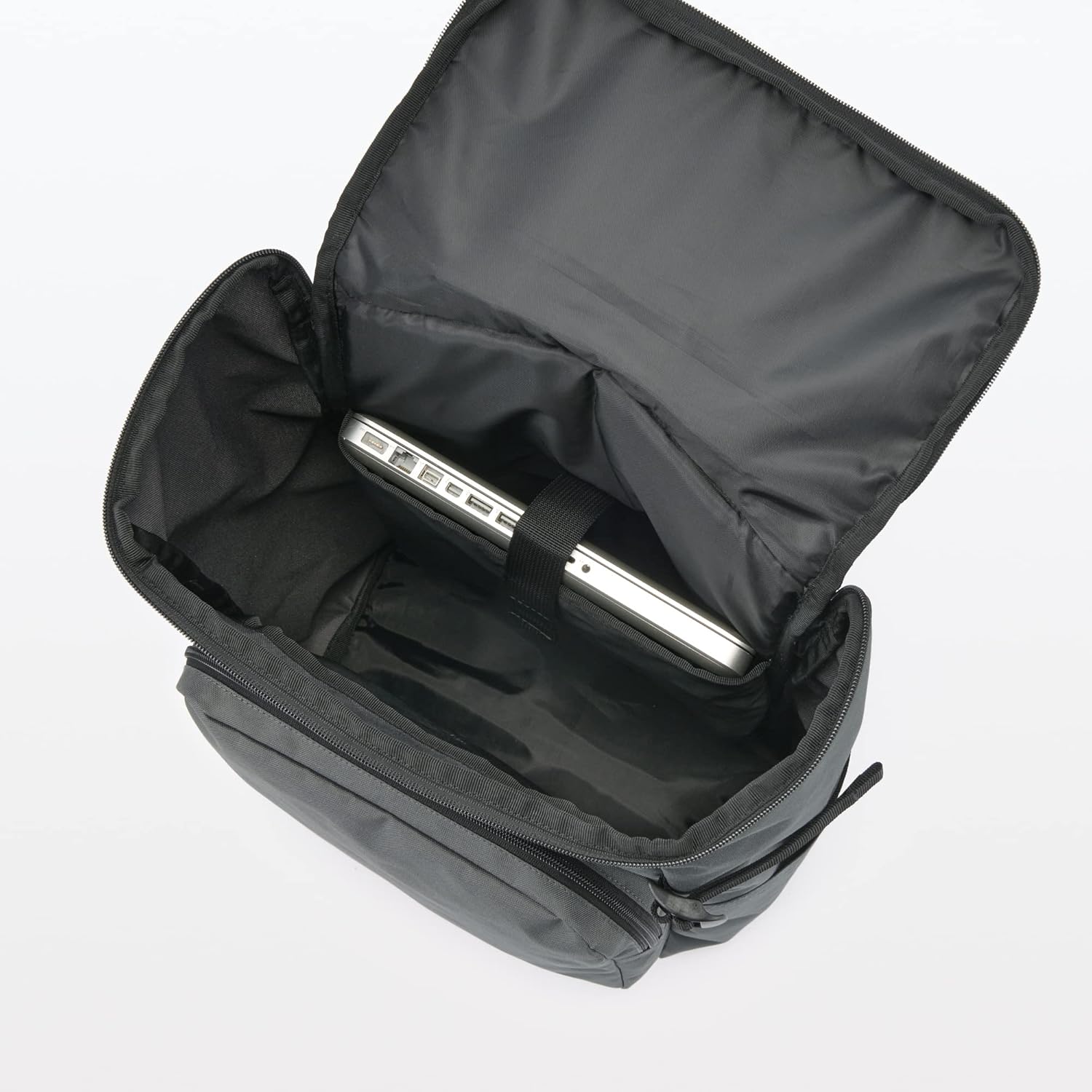 無印良品 リュックサック 肩の負担を軽くする 撥水 上から開くリュックサック ユニセックス大人 EFE41A3S