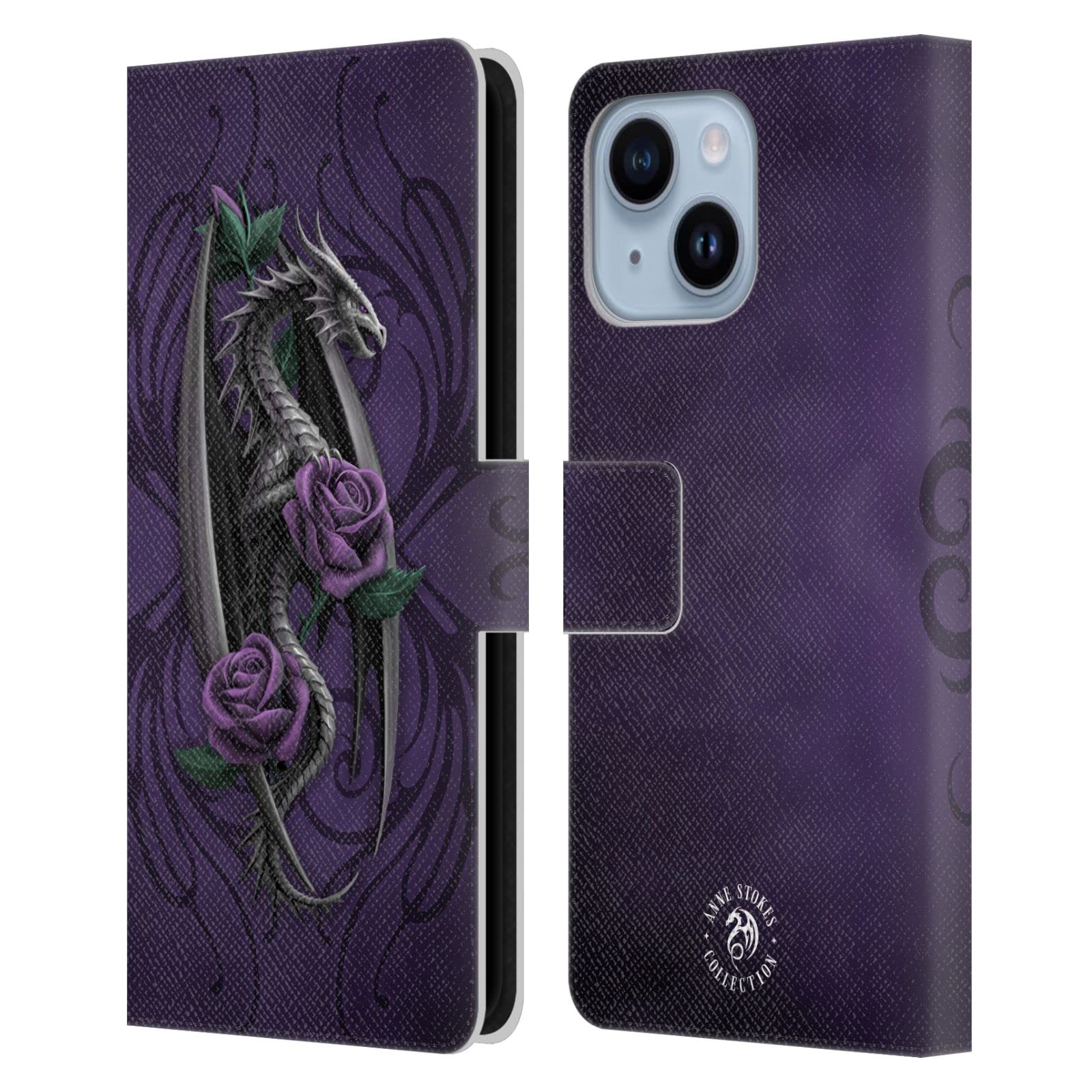 Étui Portefeuille iPhone 14 Plus Anne Stokes Dragons pour vos Sorties
