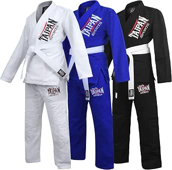 Amazon.com: Taipan Brazilian Jiu Jitsu Gi for Men Preshrunk Grappling ...