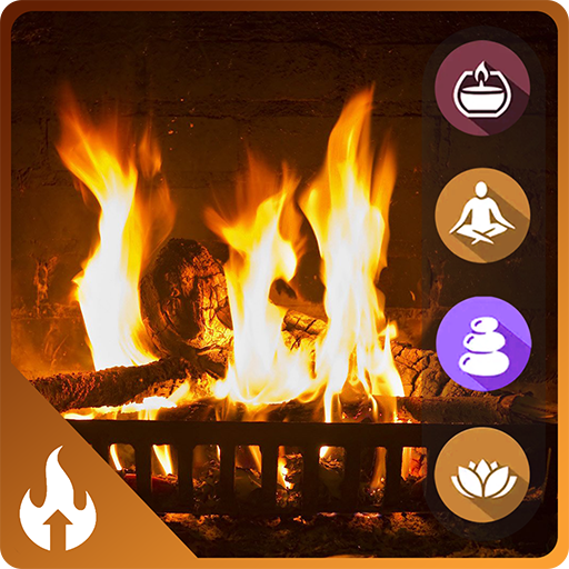 Crackling Fireplace Sounds & Beautiful Log Curly Wood Fireplace 4K