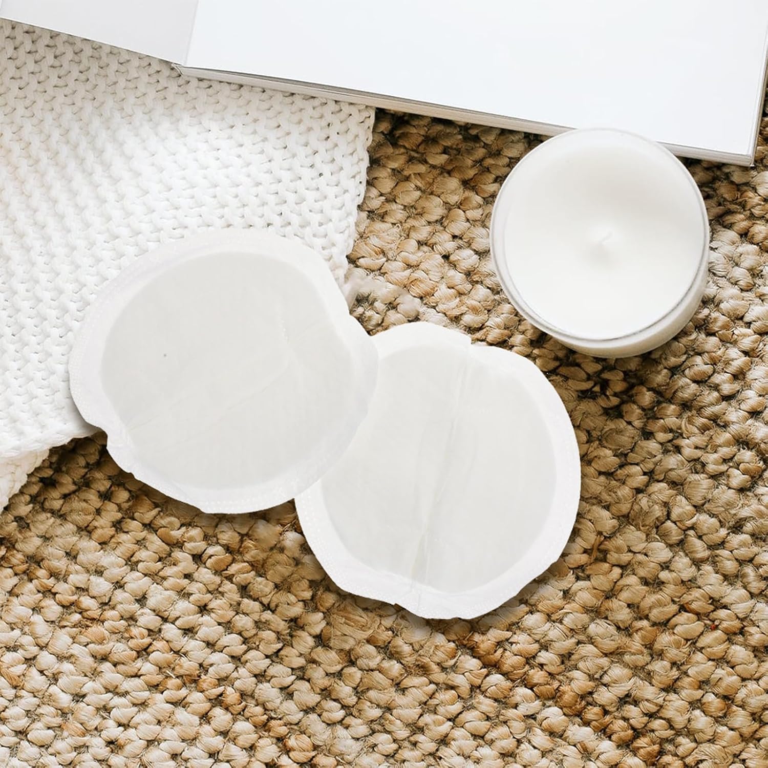 100pcs Disposable Nursing Breast Pads White Waterproof