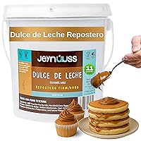 Vista 1 de Dulce de Leche Repostero (11 lb) Jeynuuss - Salsa de leche de caramelo resistente al calor y horneable - Sin lactosa - Sin gluten - Relleno