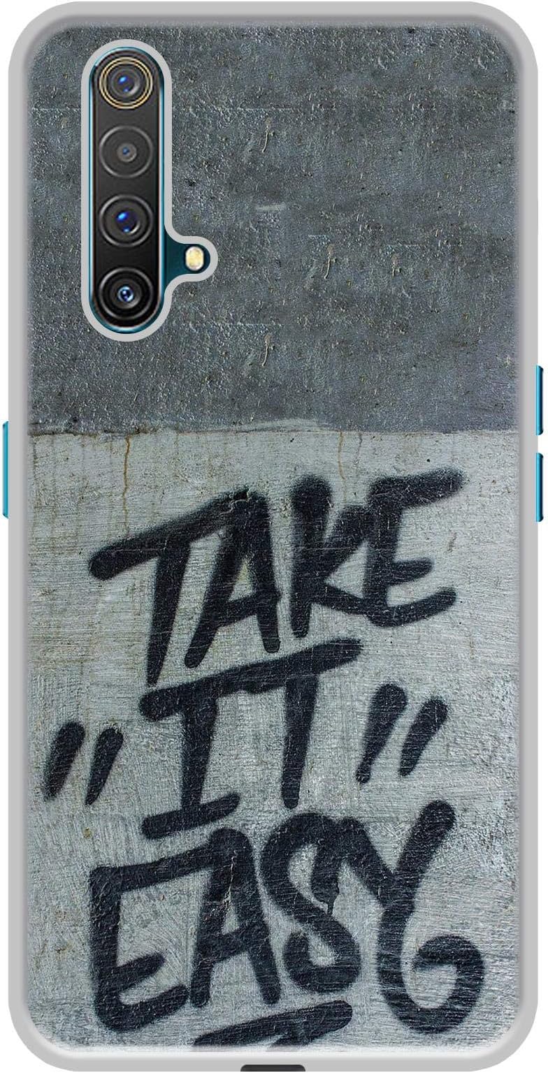 Amazon Brand - SolimoAmazon Brand - Solimo Designer Take It Easy UV Printed Soft Back Case Mobile Cover for Realme X3 / Realme X3 SuperZoom
