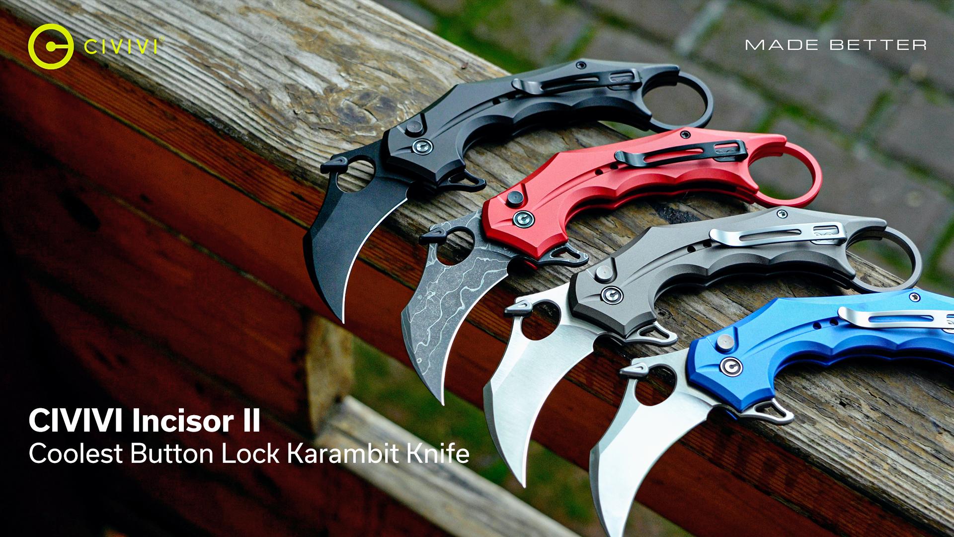 ｖｉｖｉｖｉｖｉ❤️ Amazon.com : CIVIVI Incisor II Pocket Folding Knife for EDC