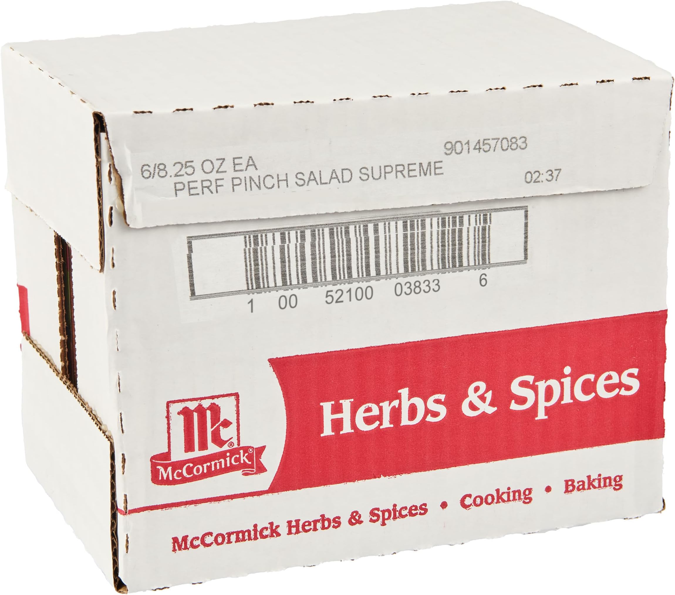Perfect Pinch Salad Supreme Seasoning, 8.25 oz (Pack of 6)